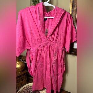 NWT Gap Kids Girls S 6/7 Pink Swim Coverup Dress